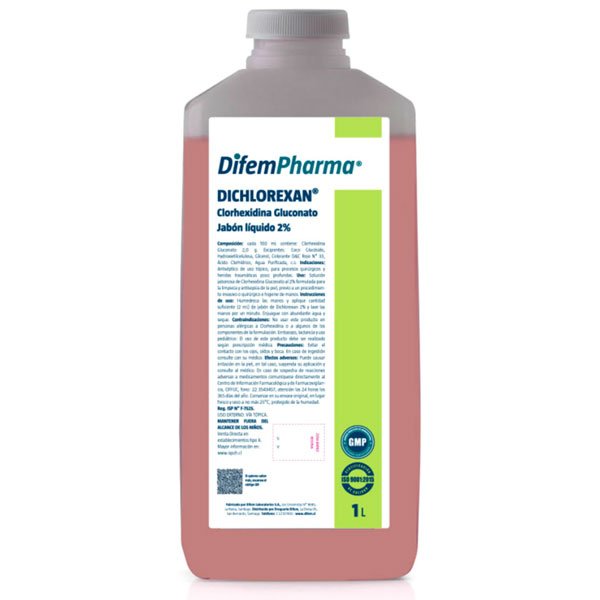 DICHLOREXAN JABON CLORHEXIDINA GLUCONATO 2%