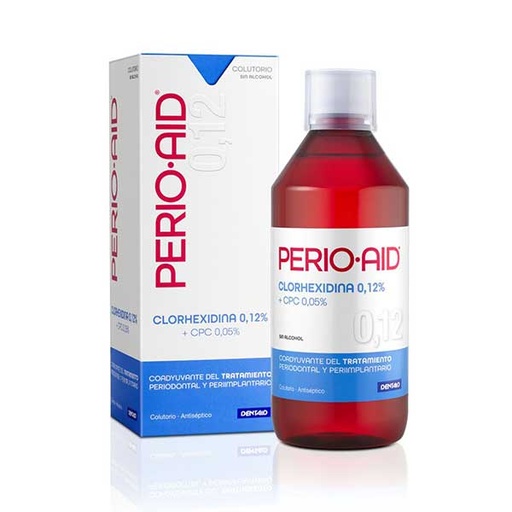 PERIO AID TRATAMIENTO CLORHEXIDINA 0.12% + CPC 0.05% 500 ML